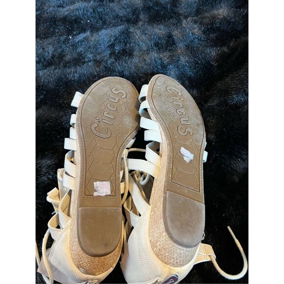 Sam Edelman gladiator cream sandals sz 9.5 - Picture 3 of 5